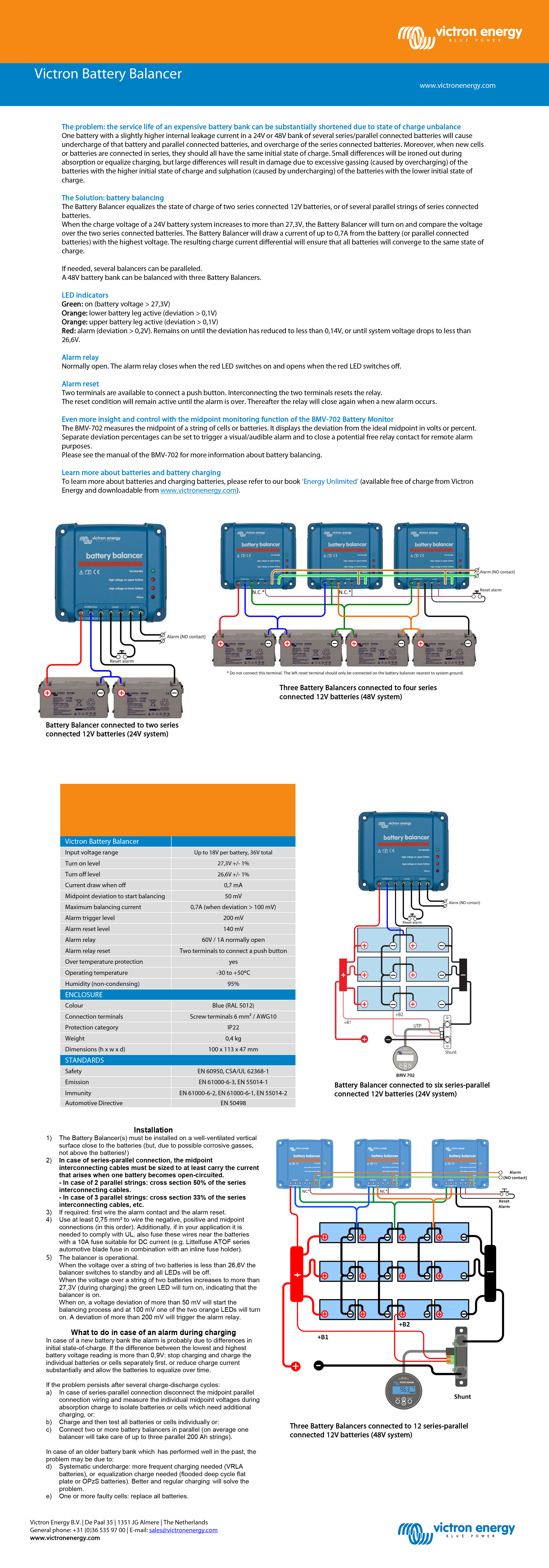 Victron Battery balancer